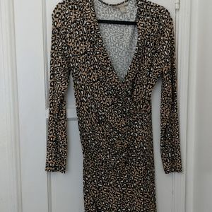 Banana republic leapord dress